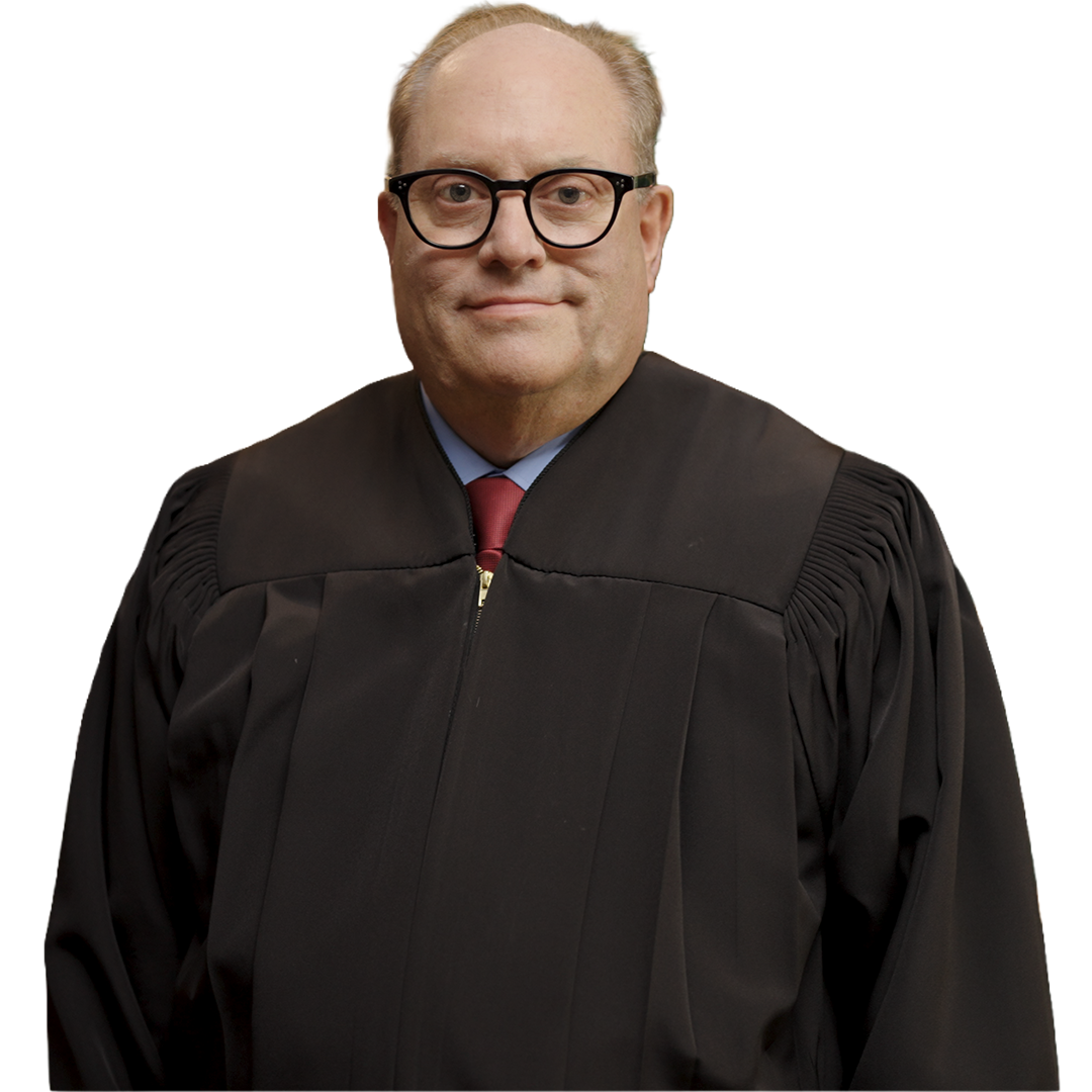 Judge Dan Wilson in judicial robes